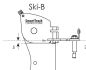 Preview: kajak ruder smarttrack ski oben montiert